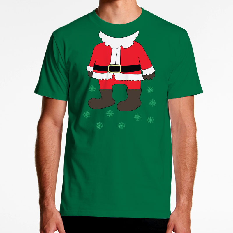 Custom Mens Christmas Santa Tshirt - PrintYo